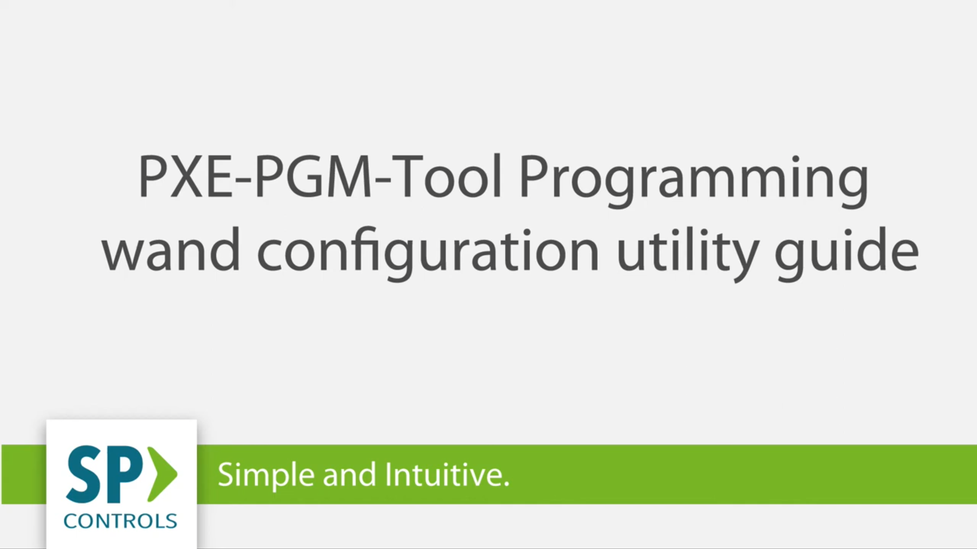 PXE-PGM-TOOL Software Configuration Guide